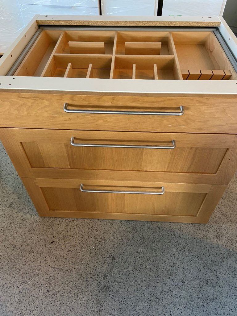 Kjøkken med fronter i eikefin´er 2